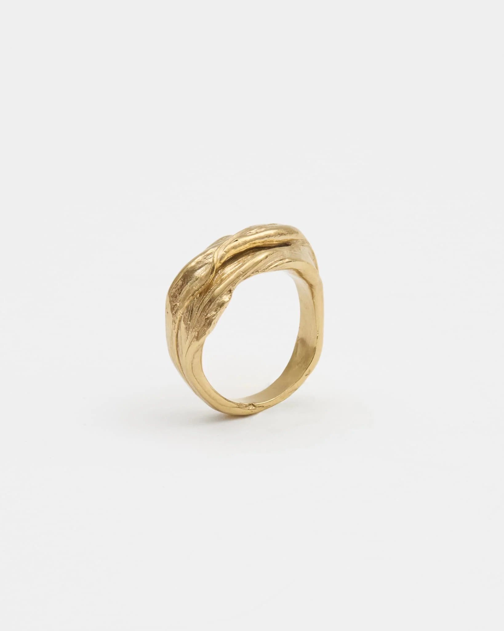 Laura Micheli Jewelry / bague Baccello - argent et plaqué or