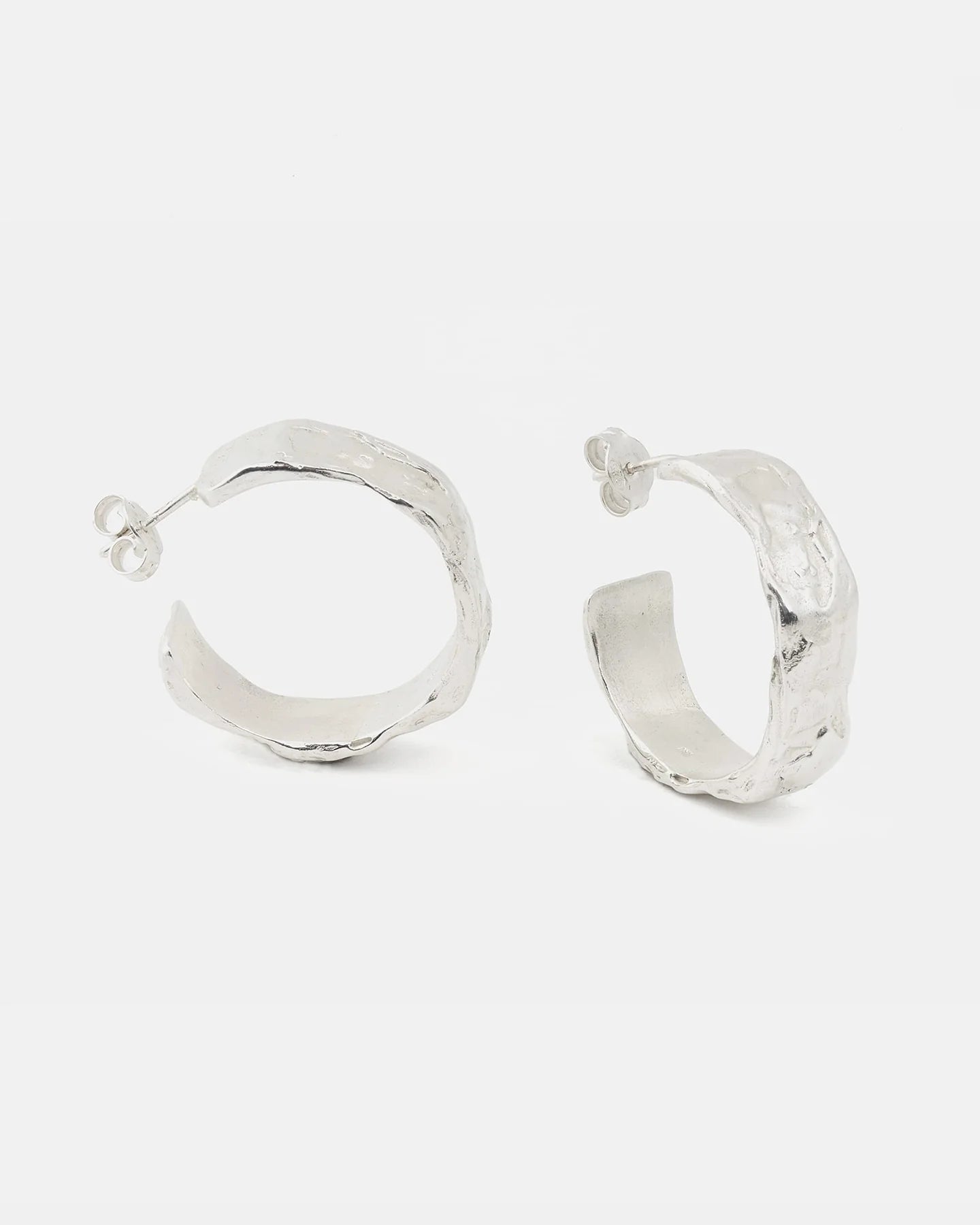 Laura Micheli Jewelry / Boucle d'oreille Earth Hoop Maxi - argent
