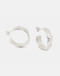 Laura Micheli Jewelry / Boucle d'oreille Earth Hoop Maxi - argent