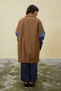 LABORATOIRE / Manteau RE/FAMILY 2, Camel/Lavande/Marine
