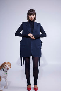RE/Papa&#39;s Blazer à noeuds - n°49 marine