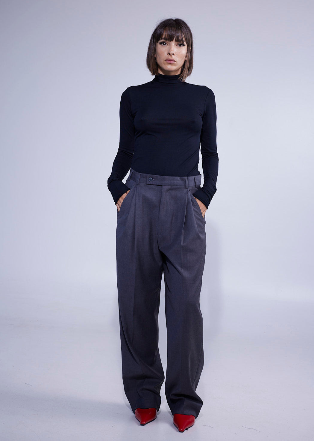 RE/Papa&#39;s Blazer Pant&#39;s - n°10 gris/taupe
