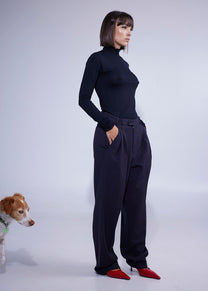 RE/Papa&#39;s Blazer Pant&#39;s - n°11 bleu marine/noir