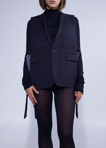 RE/Papa&#39;s Blazer à noeuds - n°51 noir