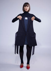 RE/Papa&#39;s Blazer à noeuds - n°51 noir