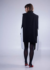 RE/Papa&#39;s Blazer à noeuds - n°55 lainage noir