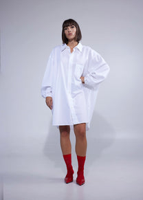 RE/Papa&#39;s shirt - Chemise/robe blanche