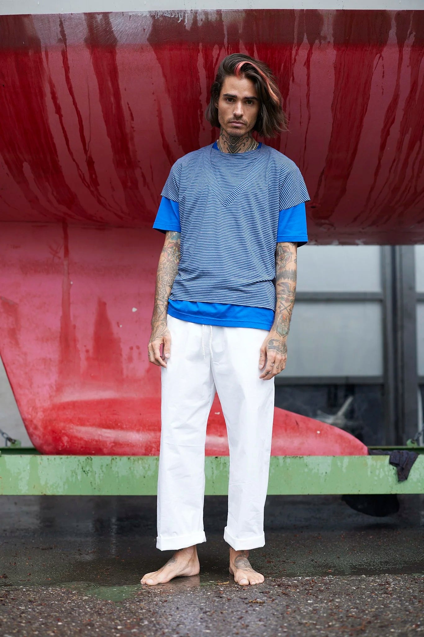 LABORATOIRE / Pantalon  &quot;corde&quot;