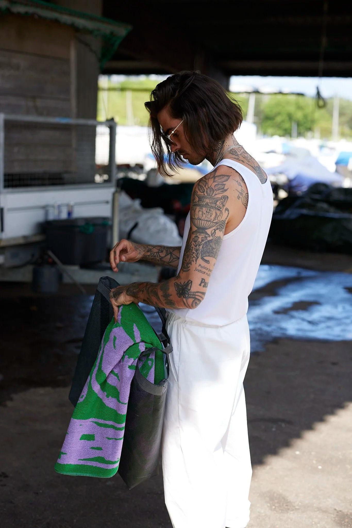 LABORATOIRE / Pantalon  &quot;corde&quot;