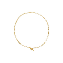 hana kim / Mesh Necklace - silver and gold