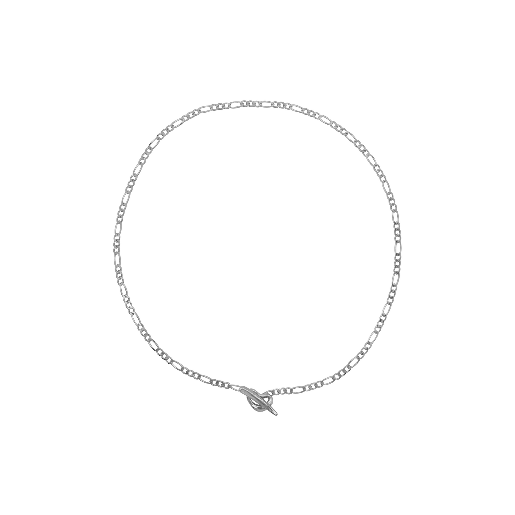 hana kim / Mesh Necklace - silver and gold