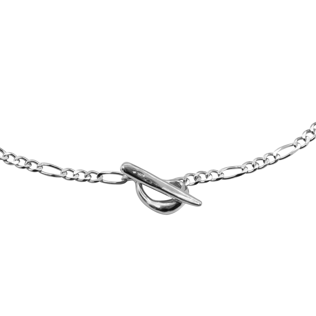 hana kim / Mesh Necklace - silver and gold