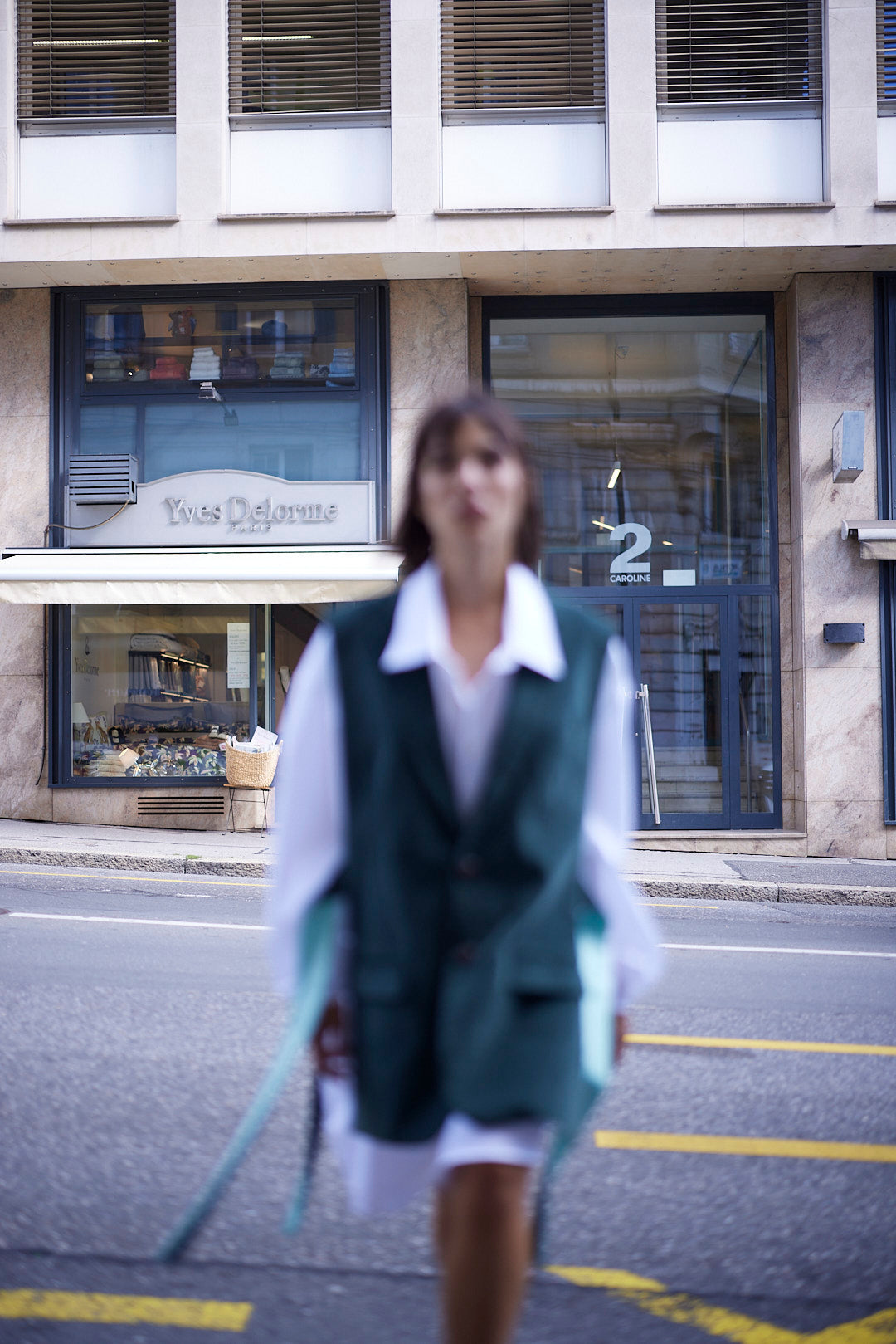 RE/Papa&#39;s Blazer à noeuds - n°48  velour vert