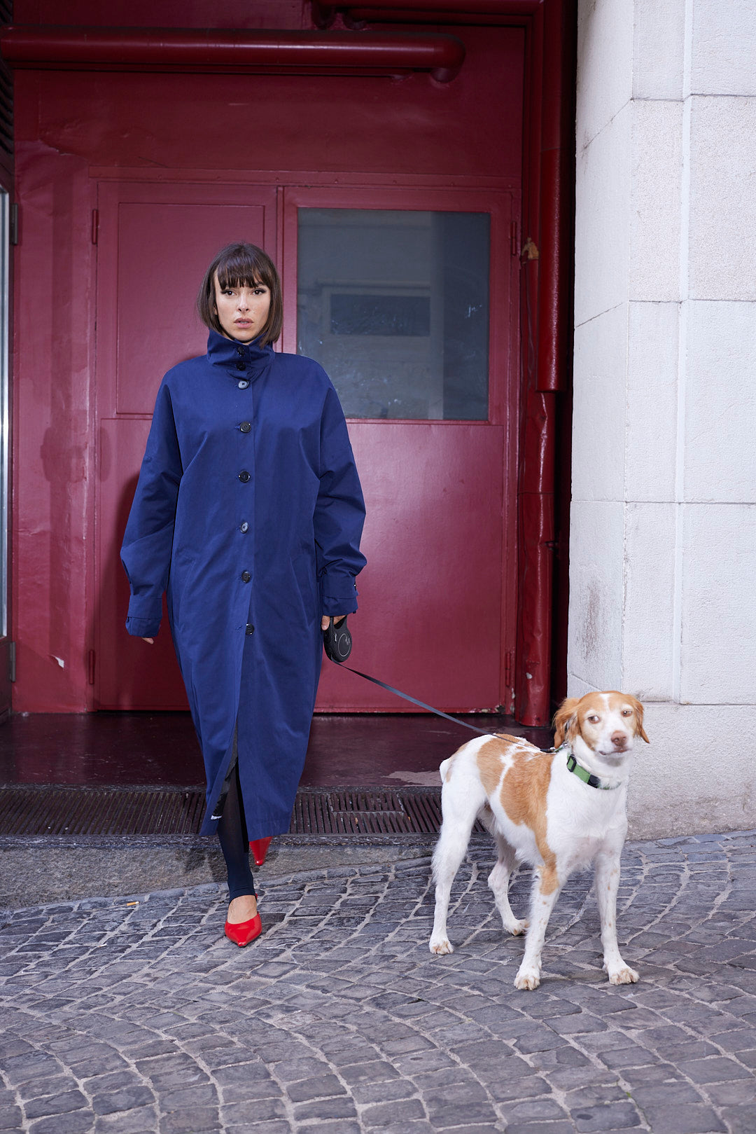 LABORATOIRE / Trench Rocher - bleu