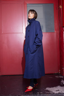 LABORATOIRE / Trench Rocher - bleu
