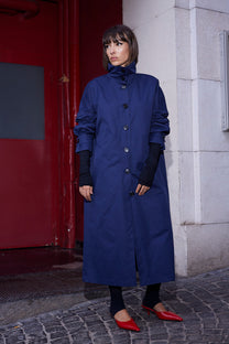 LABORATOIRE / Trench Rocher - bleu