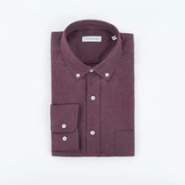 CARPASUS / Chemise flanelle &quot;Populus&quot; - bordeaux