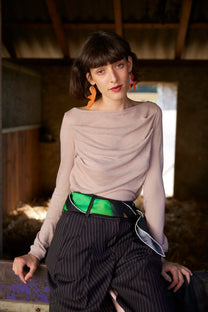 LABORATOIRE / Pull Volupté, vieux rose