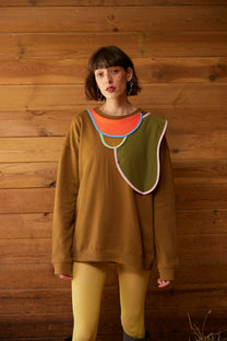 RE/Little Indi / Camel Petal Sweater