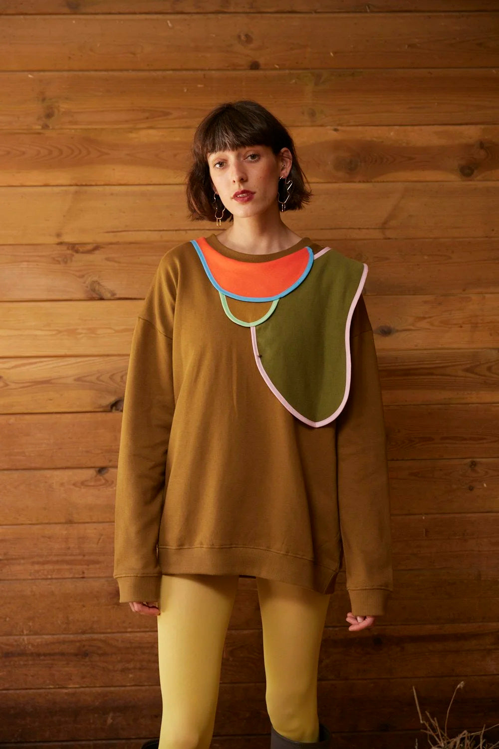 RE/Little Indi / Camel Petal Sweater