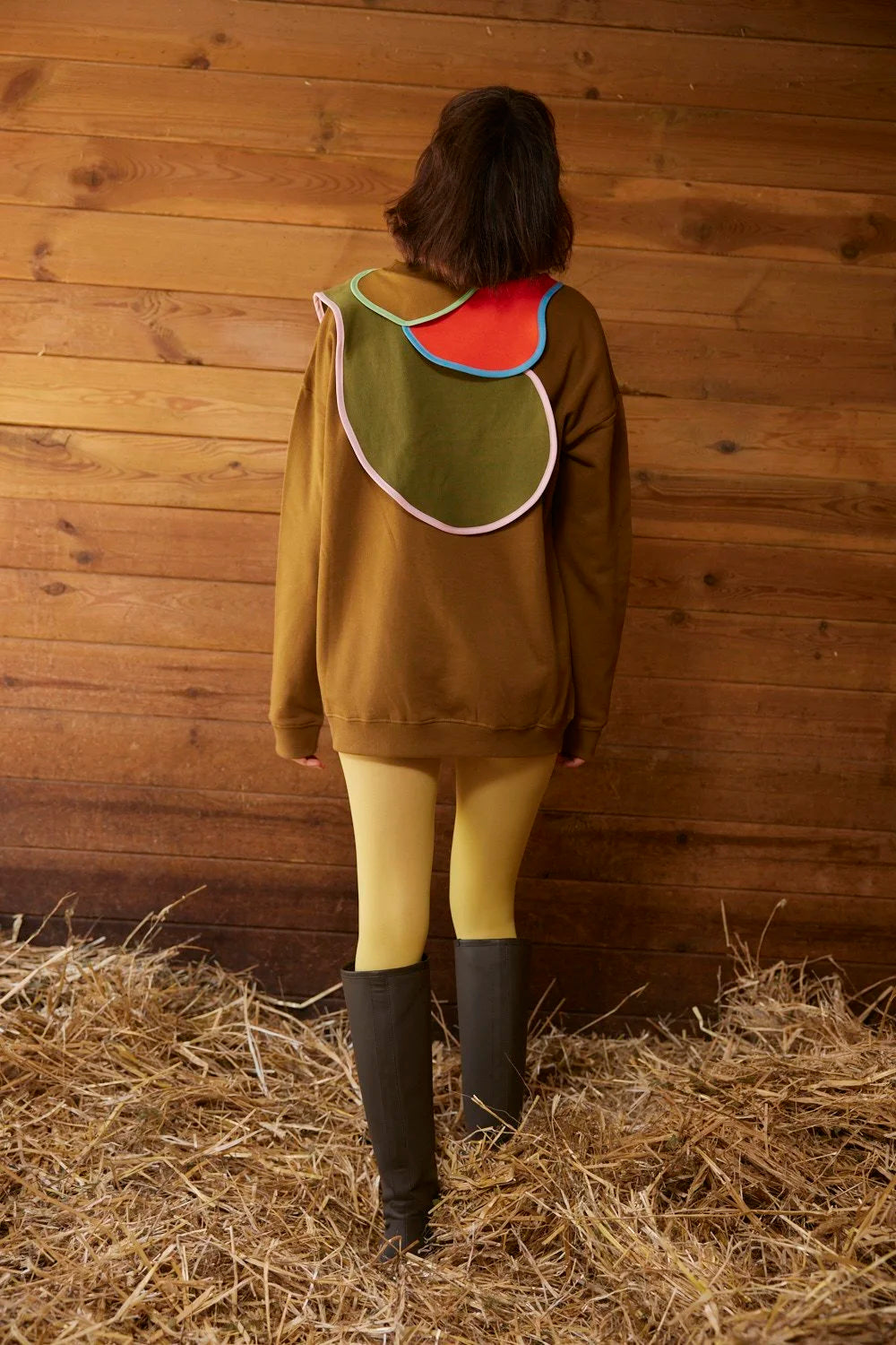 RE/Little Indi / Camel Petal Sweater