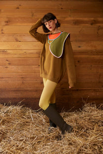 RE/Little Indi / Camel Petal Sweater