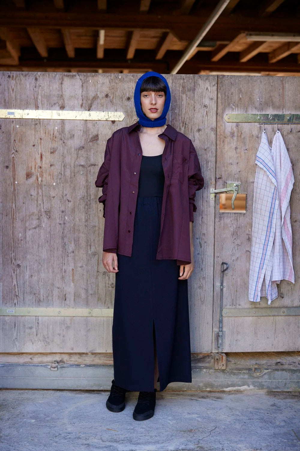 RE/LABO / chemise RE/Bielgee - bordeau
