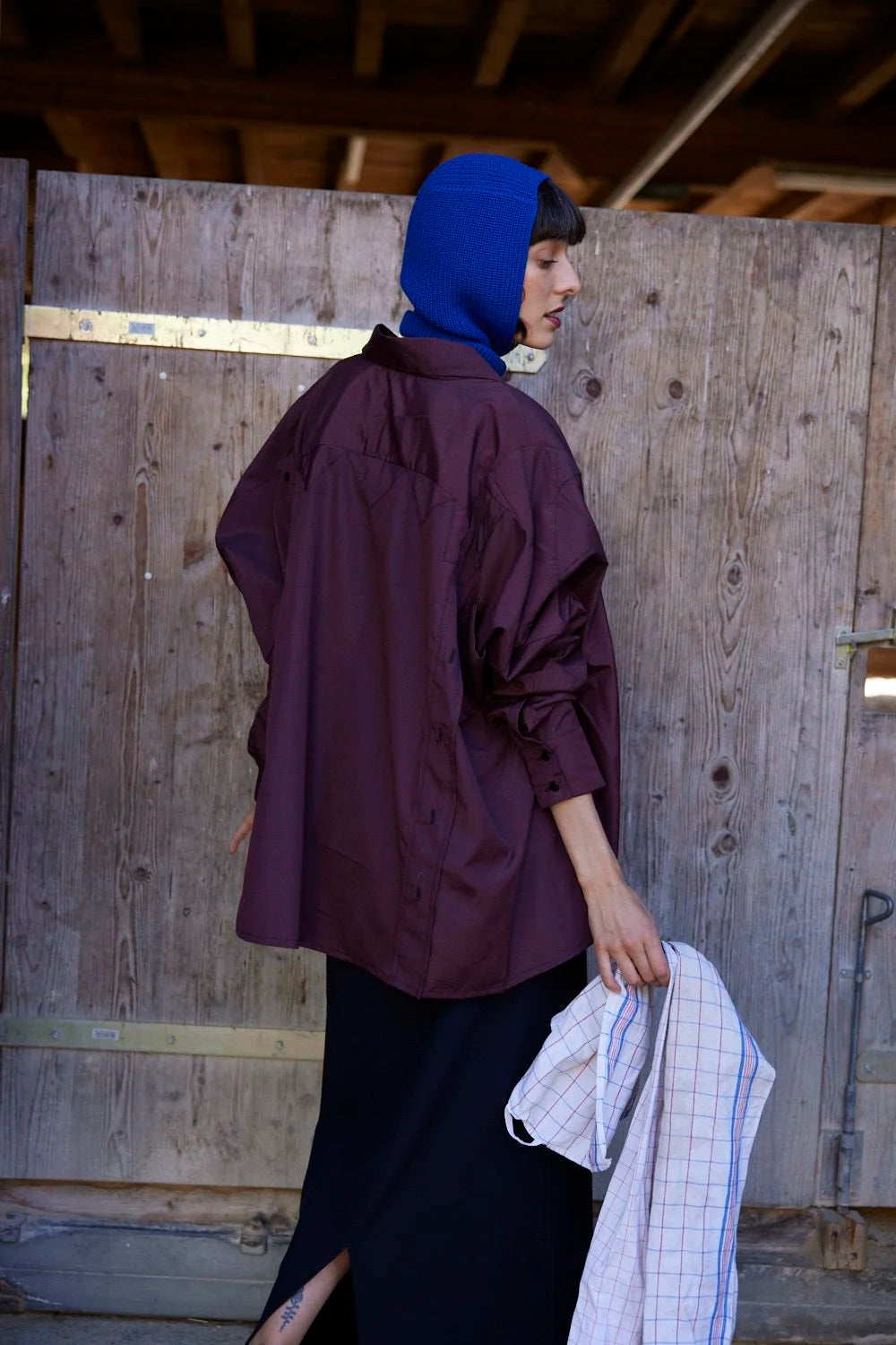 RE/LABO / chemise RE/Bielgee - bordeau