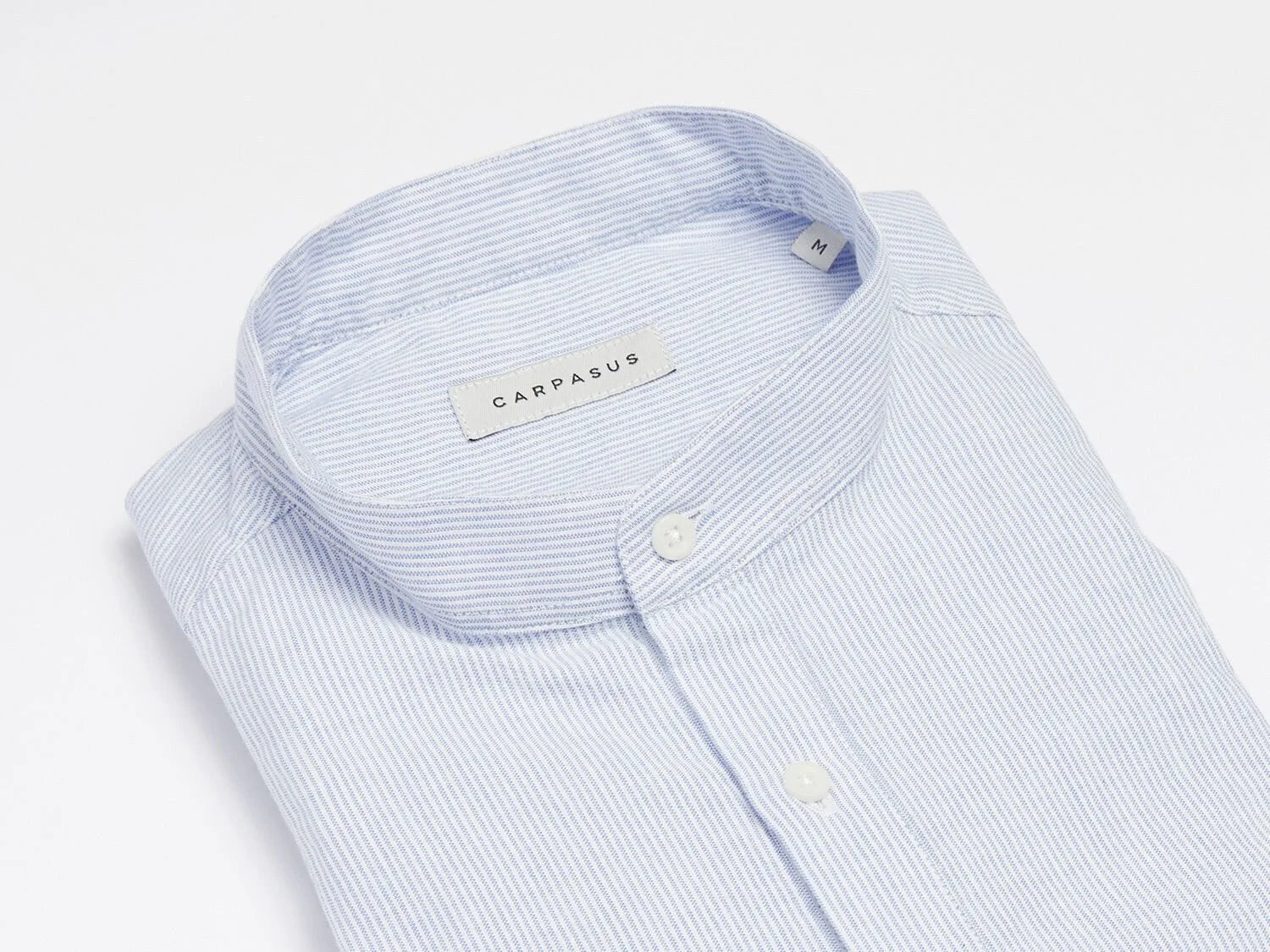 CARPASUS / Chemise Marzili, bleu ligné fin