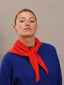 OIU OIU / écharpe triangle - rouge