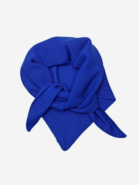 OIU OIU / écharpe triangle - bleu roi