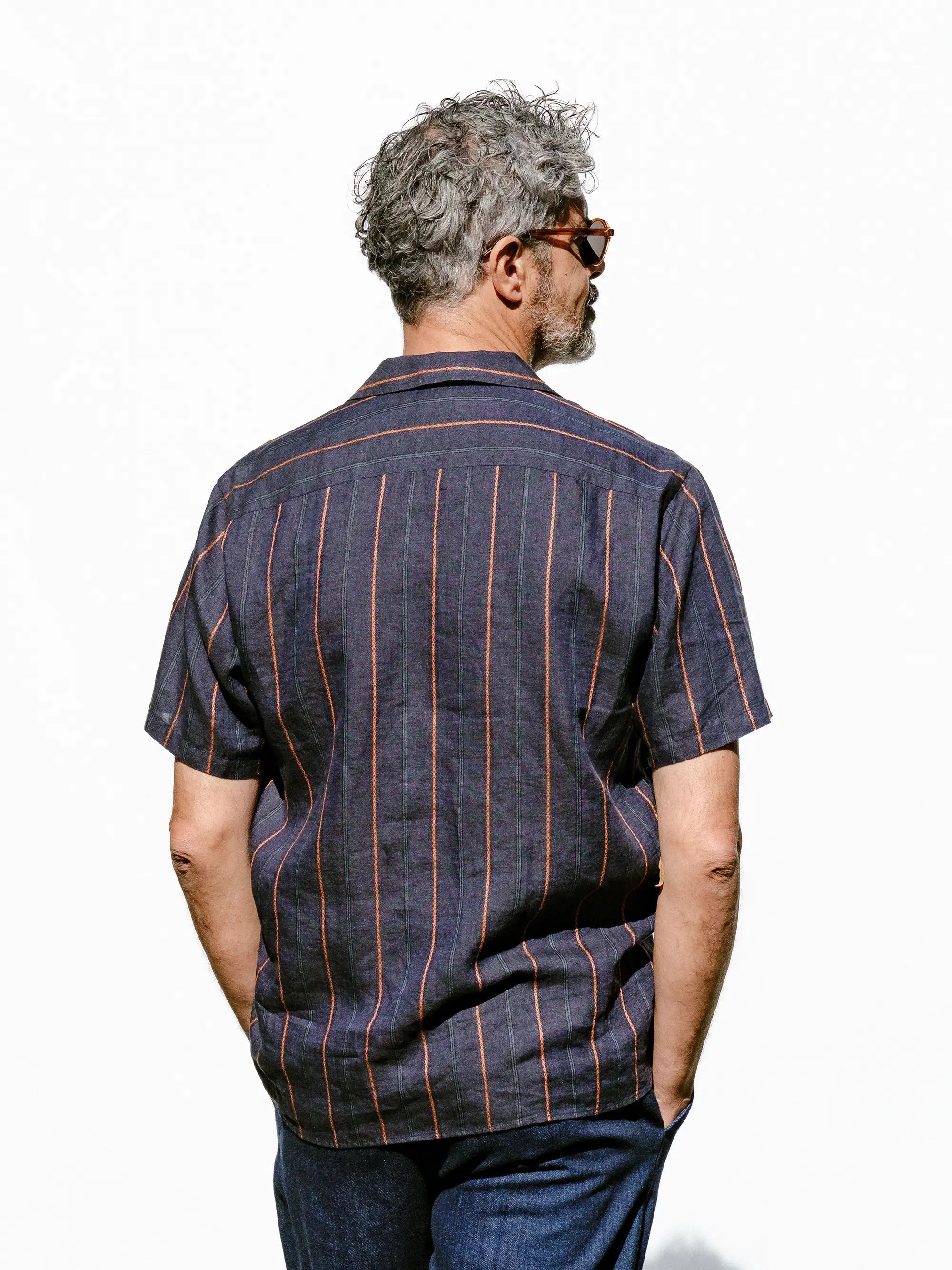CARPASUS / Chemise Milano en lin - marine