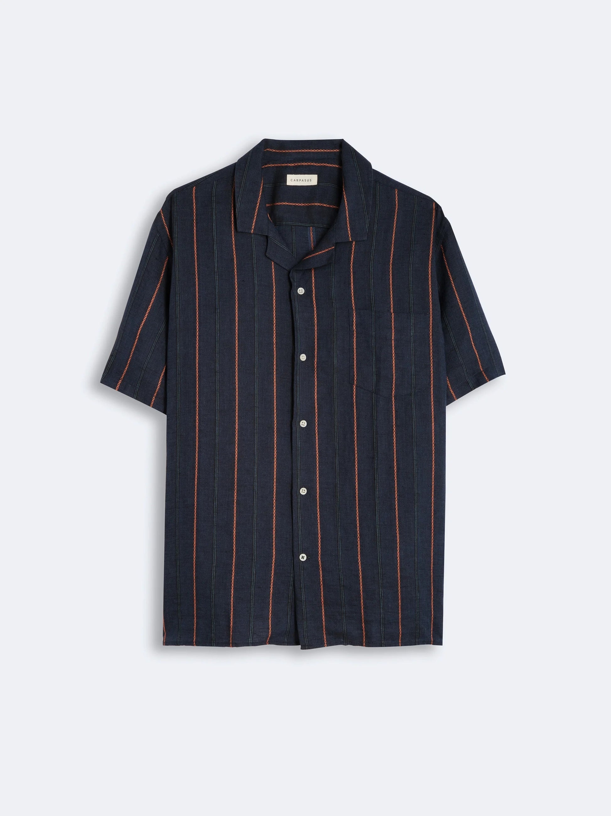 CARPASUS / Chemise Milano en lin - marine