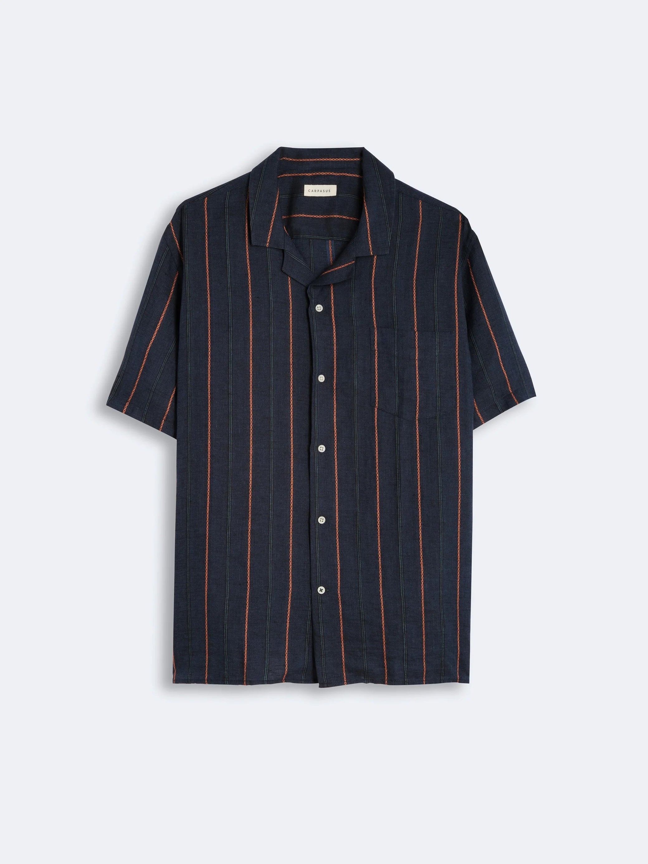 CARPASUS / Chemise Milano en lin - marine