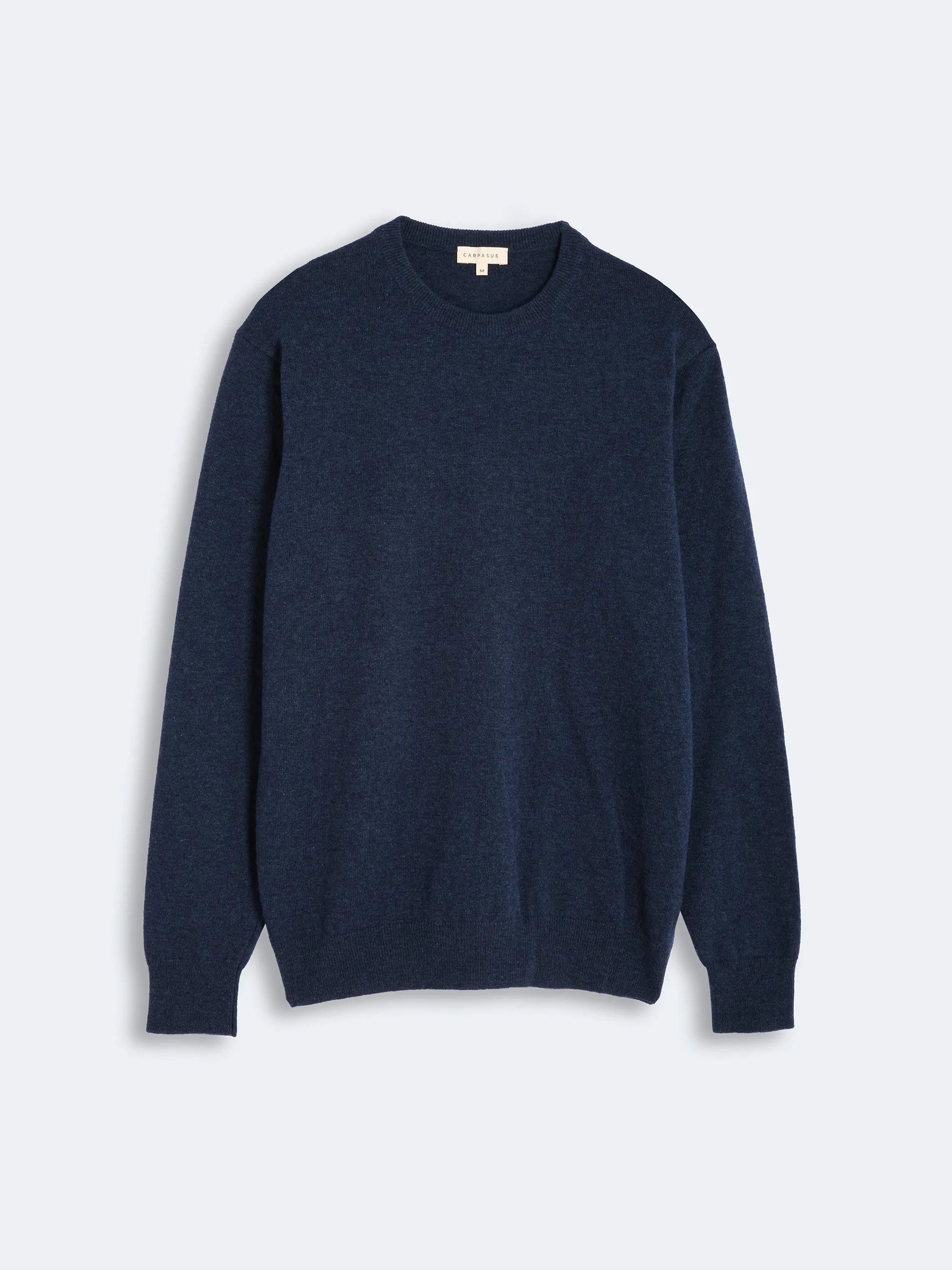 CARPASUS /Pull Ovino en laine vierge bleu saphir
