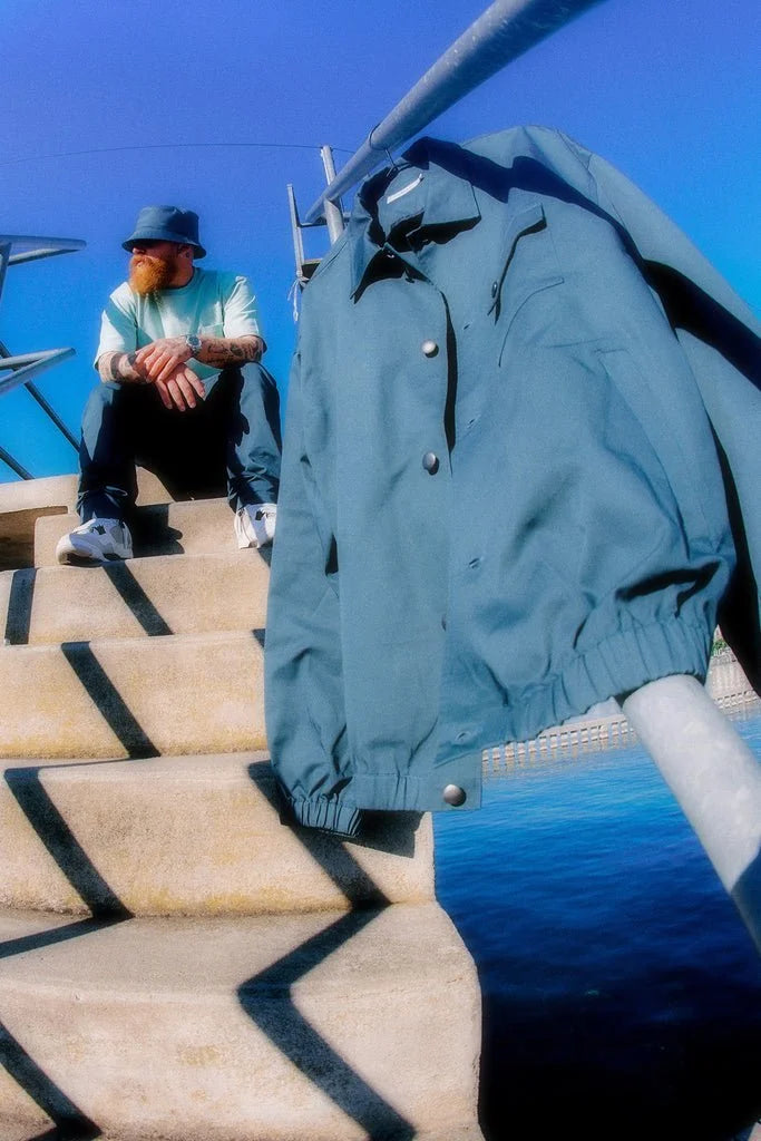 CREST / Patch jacket, petrol