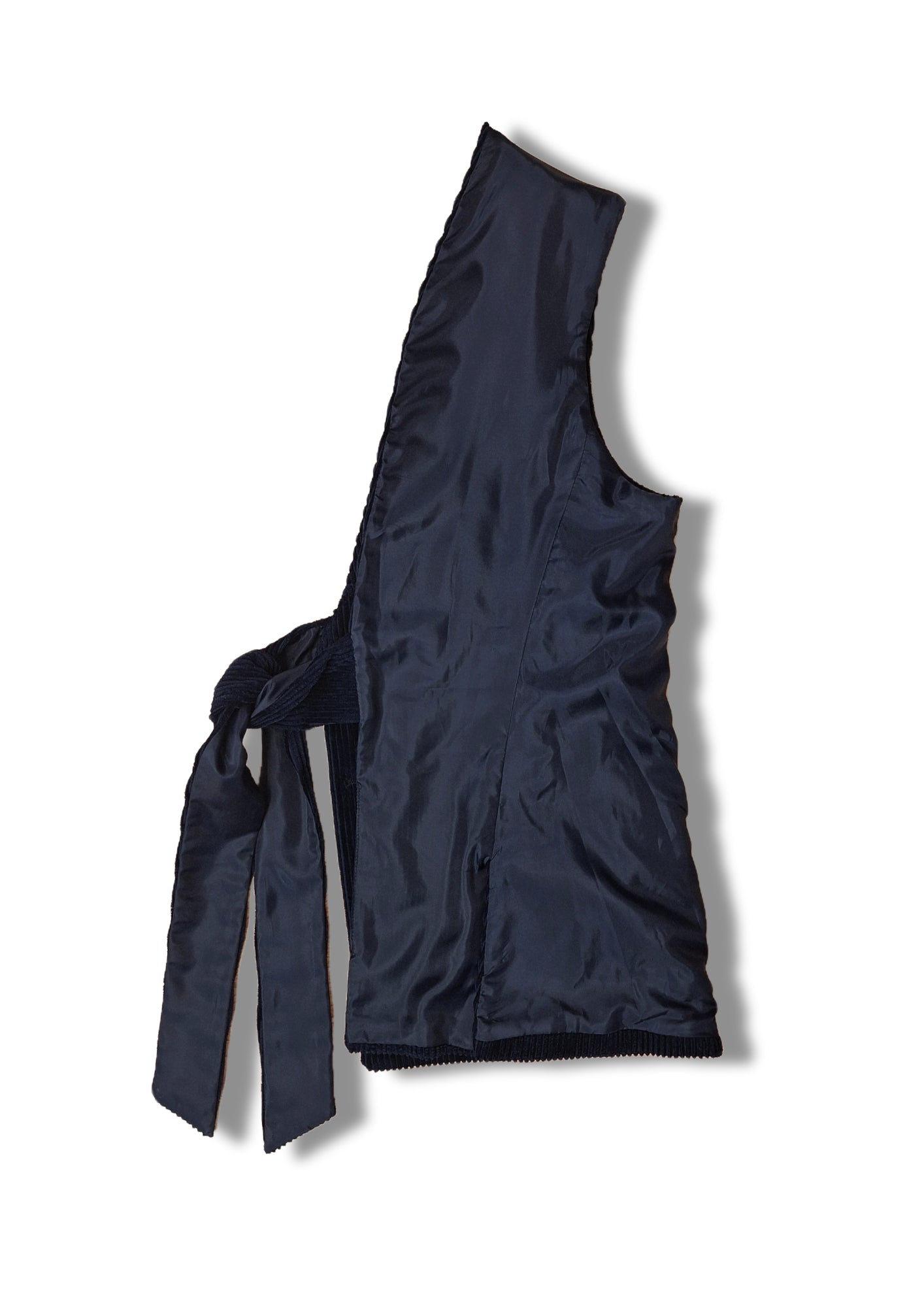 RE/Papa&#39;s Blazer demi - n°8 velours côtelé marine côté droit