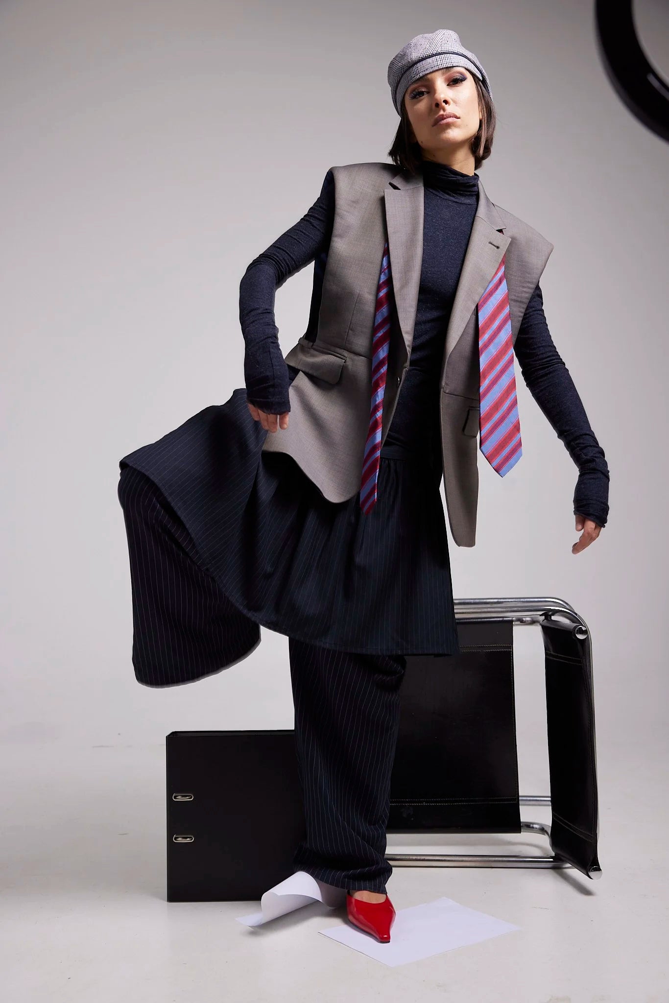 RE/Papa&#39;s Blazer avec rabats - n°3 gris