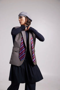 RE/Papa&#39;s Blazer avec rabats - n°3 gris