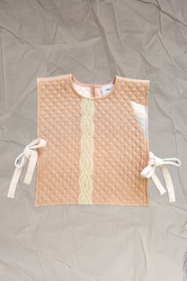 RE/Cover / Gilet à nœuds - Pastel à motifs