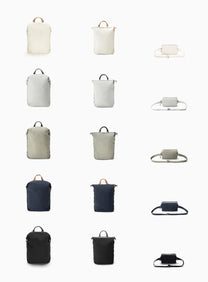 QWSTION / hip pouch / blanc, noir ou gris