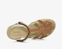 BENJIE / Sandales Verzasca velcro - cognac