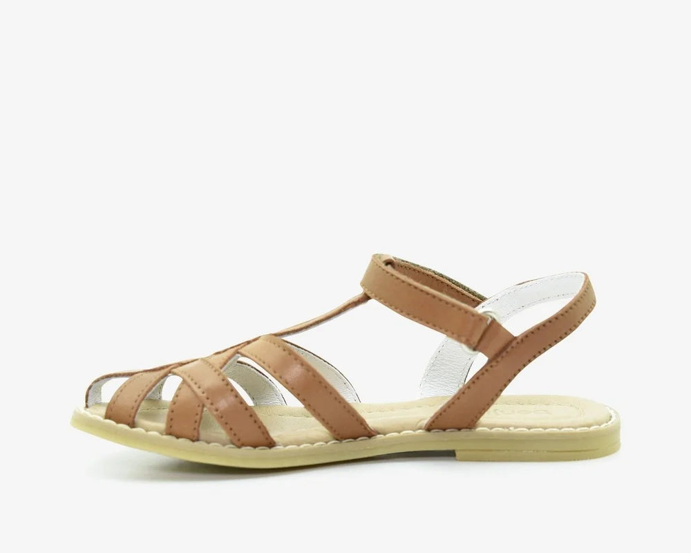 BENJIE / Sandales Verzasca velcro - cognac