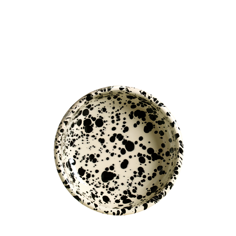 ÉMAÉ STUDIO / Rim-plate, Ecru/Onyx