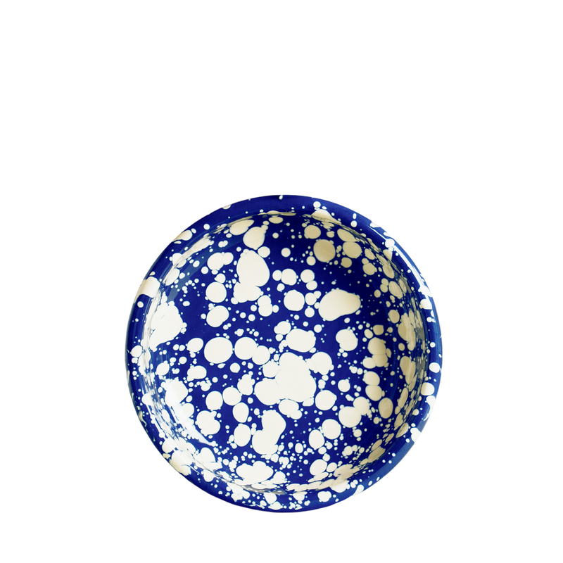 ÉMAÉ STUDIO / Rim-plate, Cobalt/Ecru