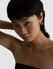 Small oval Bold Hoops, or