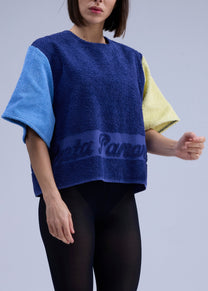 RE/Terry / Top Goutte terry cloth - No. 1 navy/blue/yellow