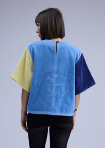 RE/Terry / Top Goutte terry cloth - No. 2 blue/navy/yellow