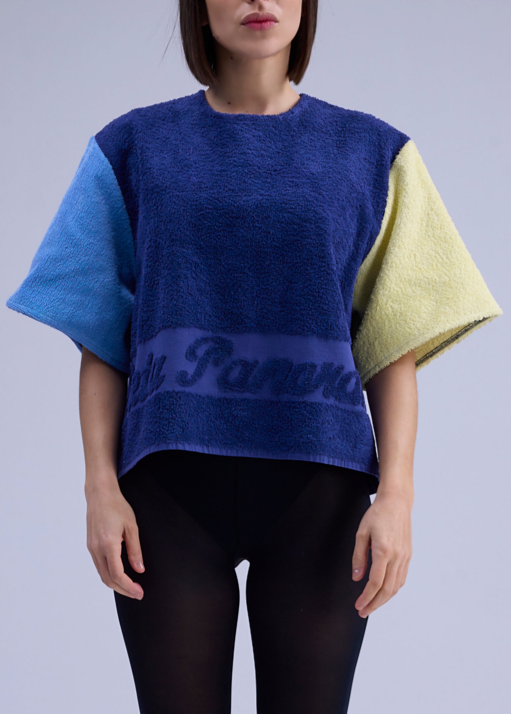 RE/Terry / Top Goutte terry cloth - No. 1 navy/blue/yellow