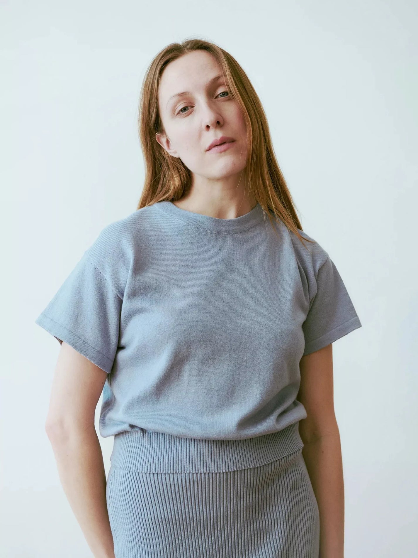 Jungle Folk /  top en maille El sur - Berlin Blue
